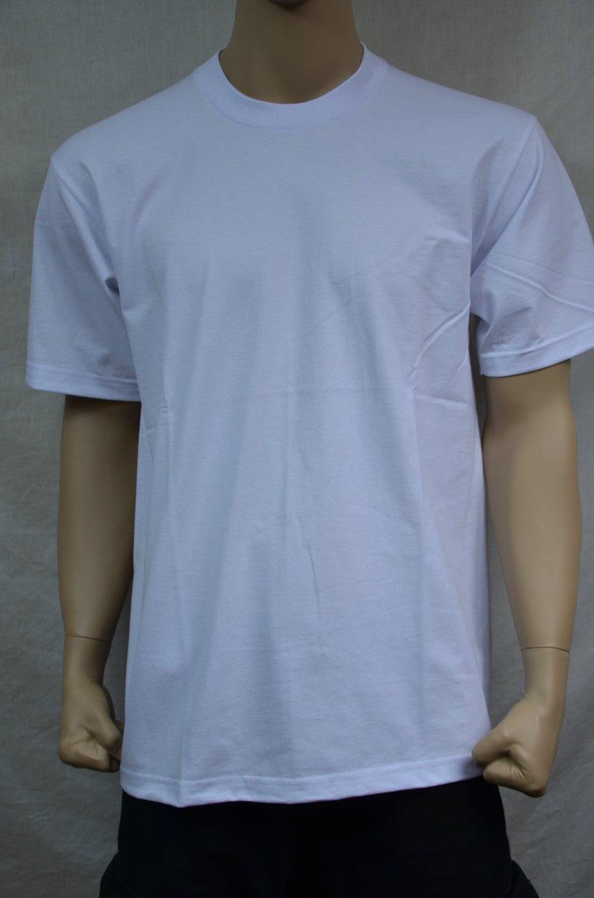 3 NEW PRO5 SUPER HEAVY WEIGHT T-SHIRT WHITE TEE PLAIN BLANK COTTON S-7XL