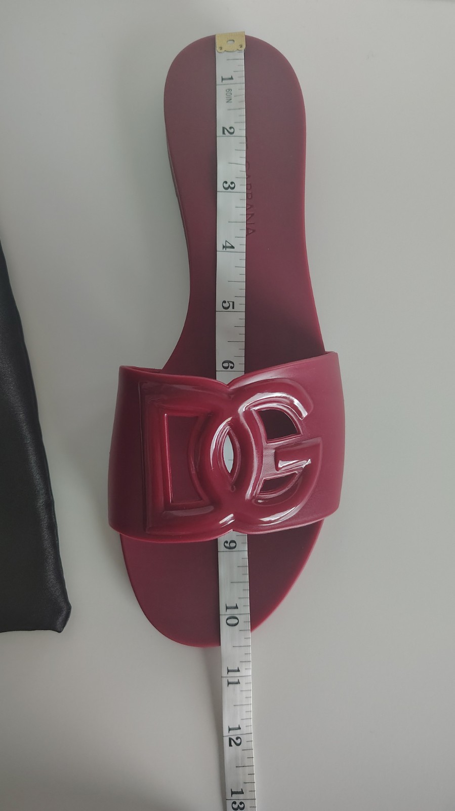 Pre-owned DOLCE&GABBANA Beach Rubber Slides Sandals Size 9 US
