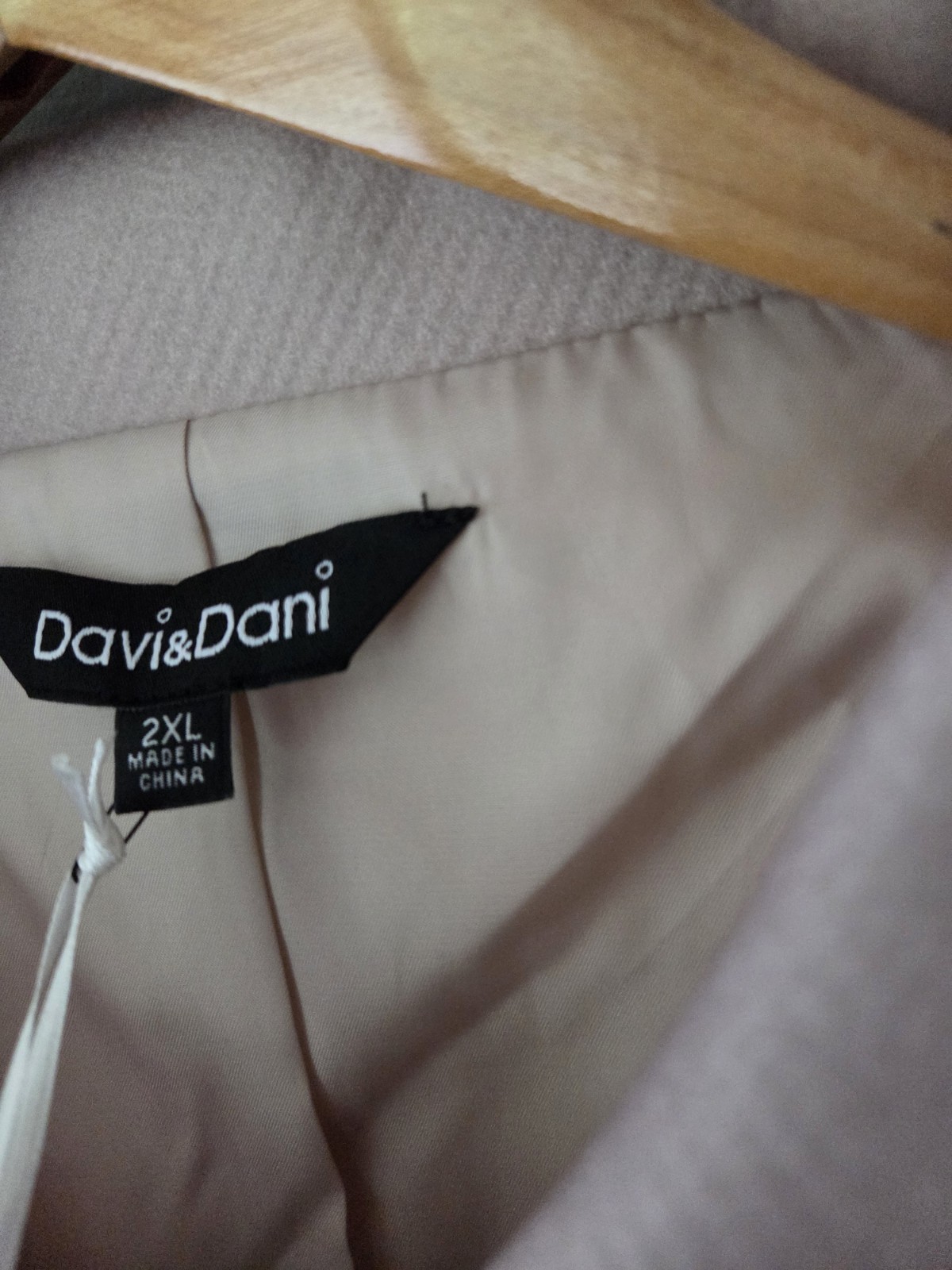 Women’s 2XL Swing Trenchcoat Davi & Dani ’60’s Vibe NEW Boutique Coat