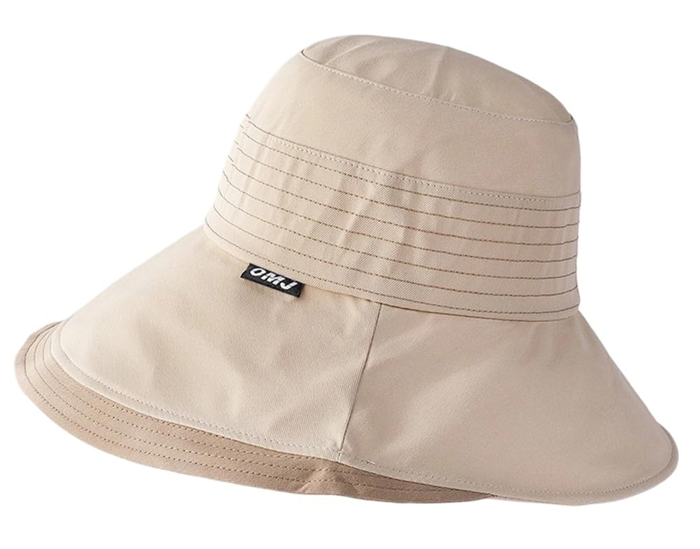Womens Wide Brim Folding Sun Protection UV Beach Fishing Hats Outdoor Bucket Hat