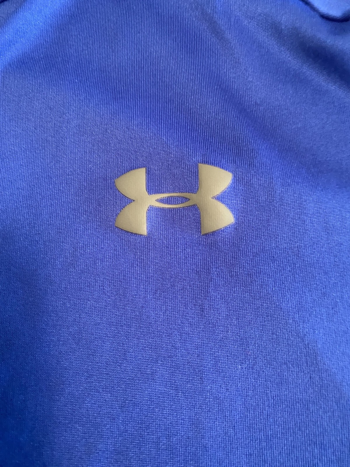 UNDER ARMOUR TECH TEE LOGO TEE SHIRT, BLUE, SIZE: XL, PRE-OWNED + FREE SHIP!