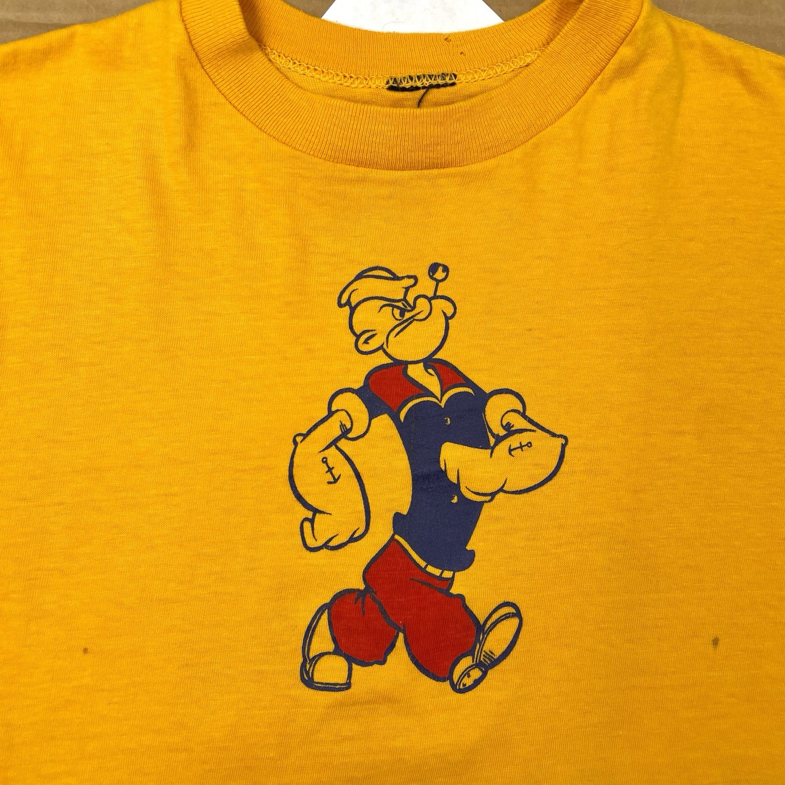 VTG 70s Popeye 18” x 22.5” Cartoon / Animation T Shirt