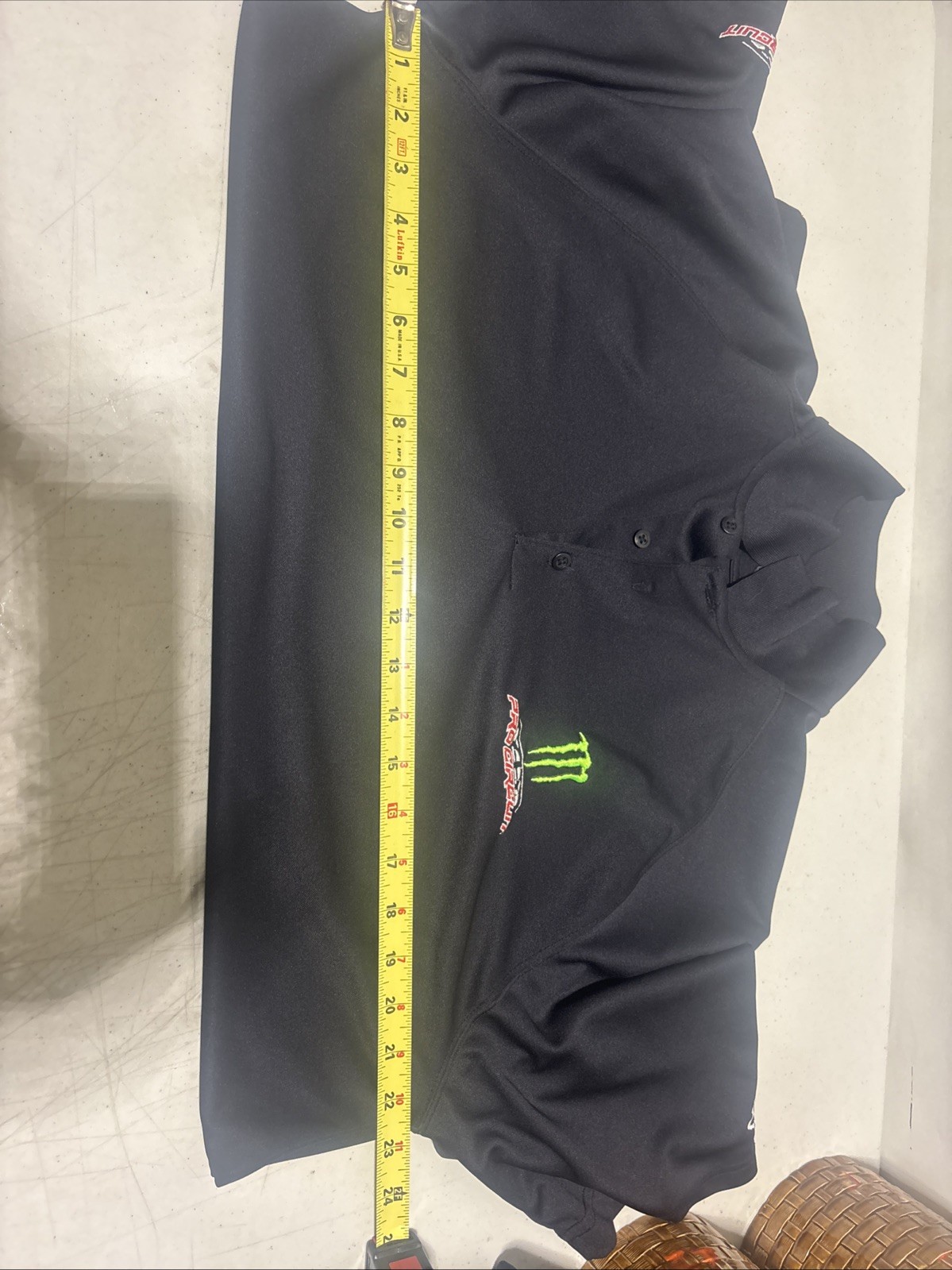 Monster Energy Drink Pro Circuit Polo Shirt Fox Gears Sz XL ?