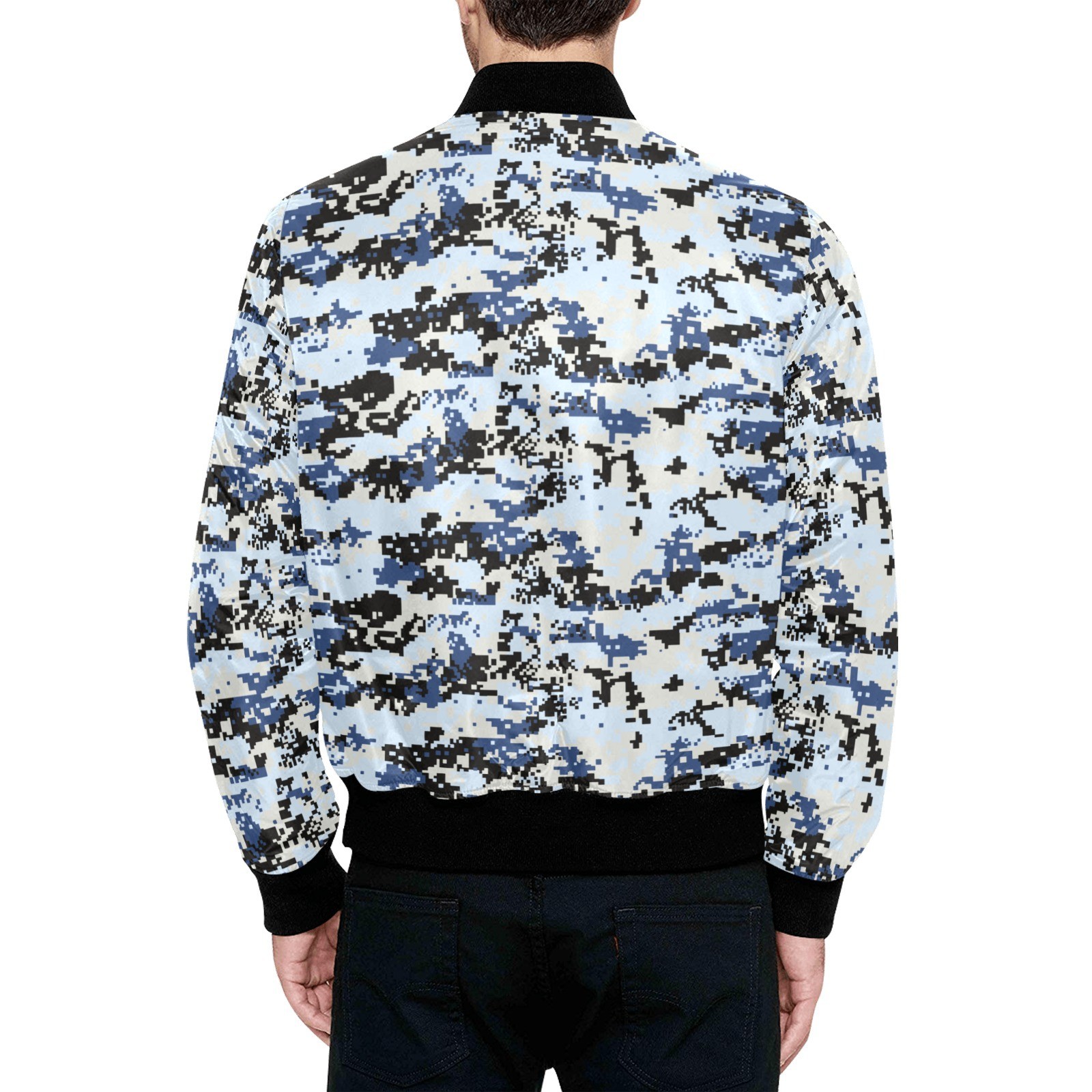 Myanmar Burma Air Force Digipat 2016 Camouflage Men’s Quilted Bomber Jacket