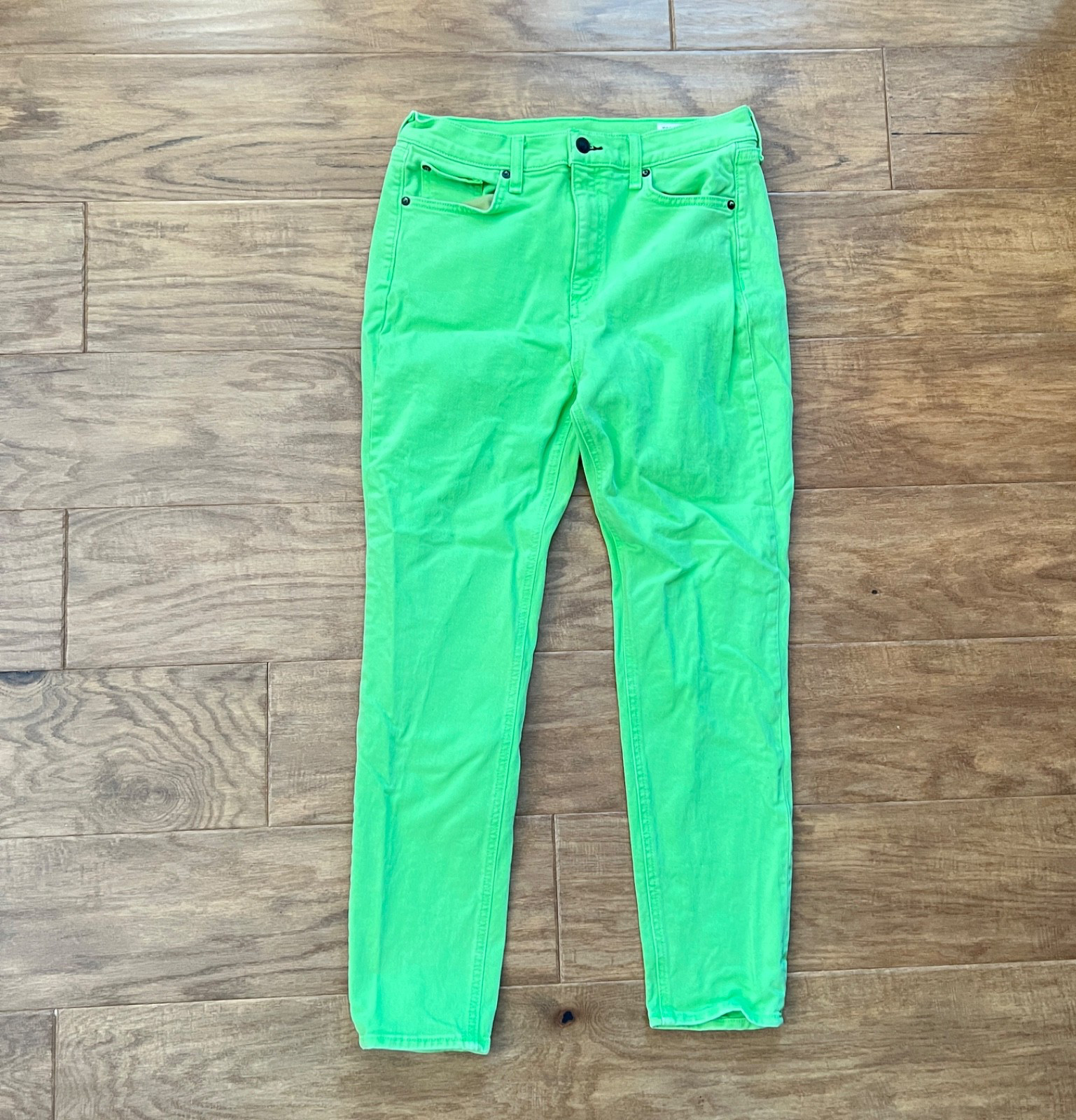 Rag & Bone Jeans Women’s Size 28 Lime Green High-Rise Skinny