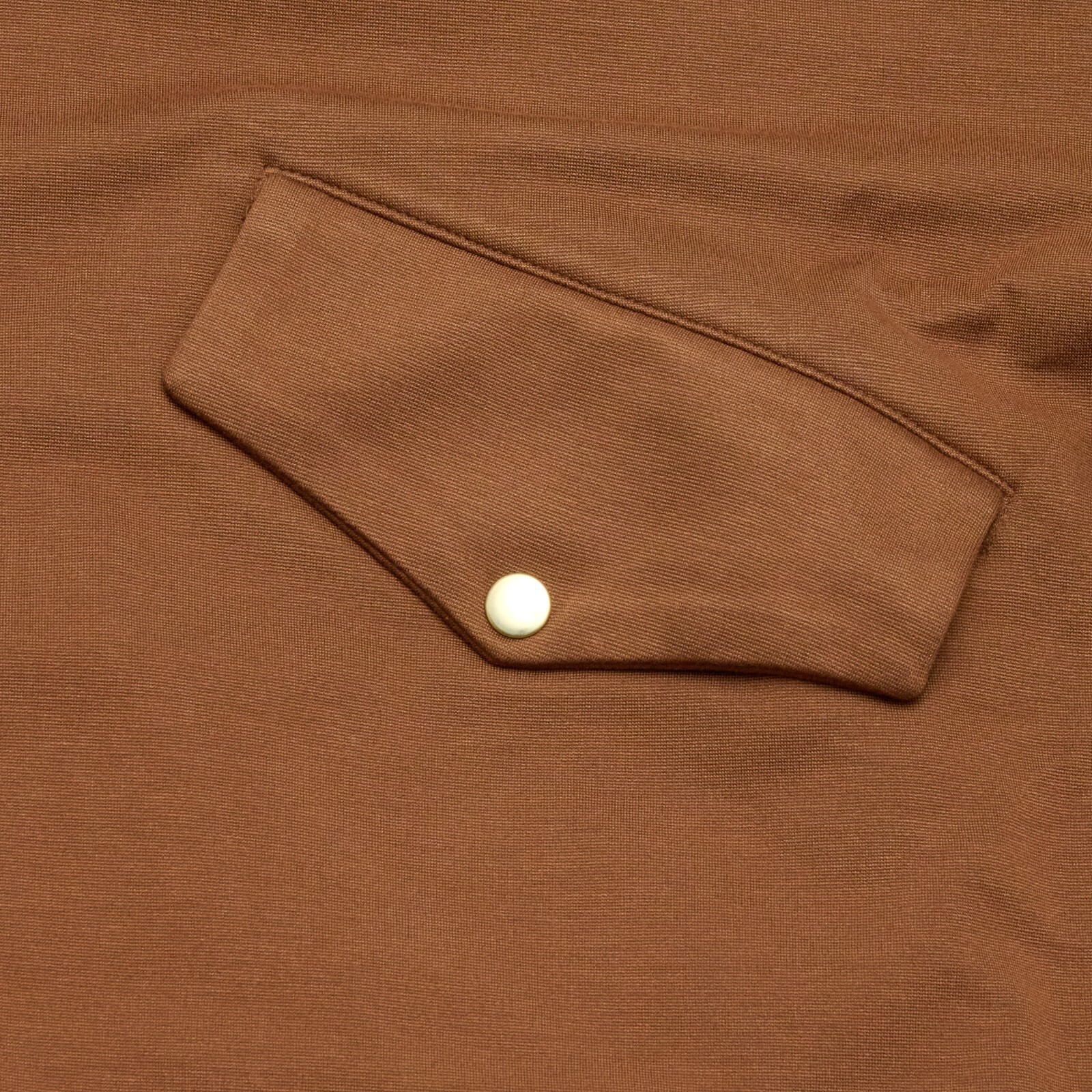Cullni Men’s Brown Long Sleeve Shirt Size M Asymmetrical Hem Pocket Minimalist