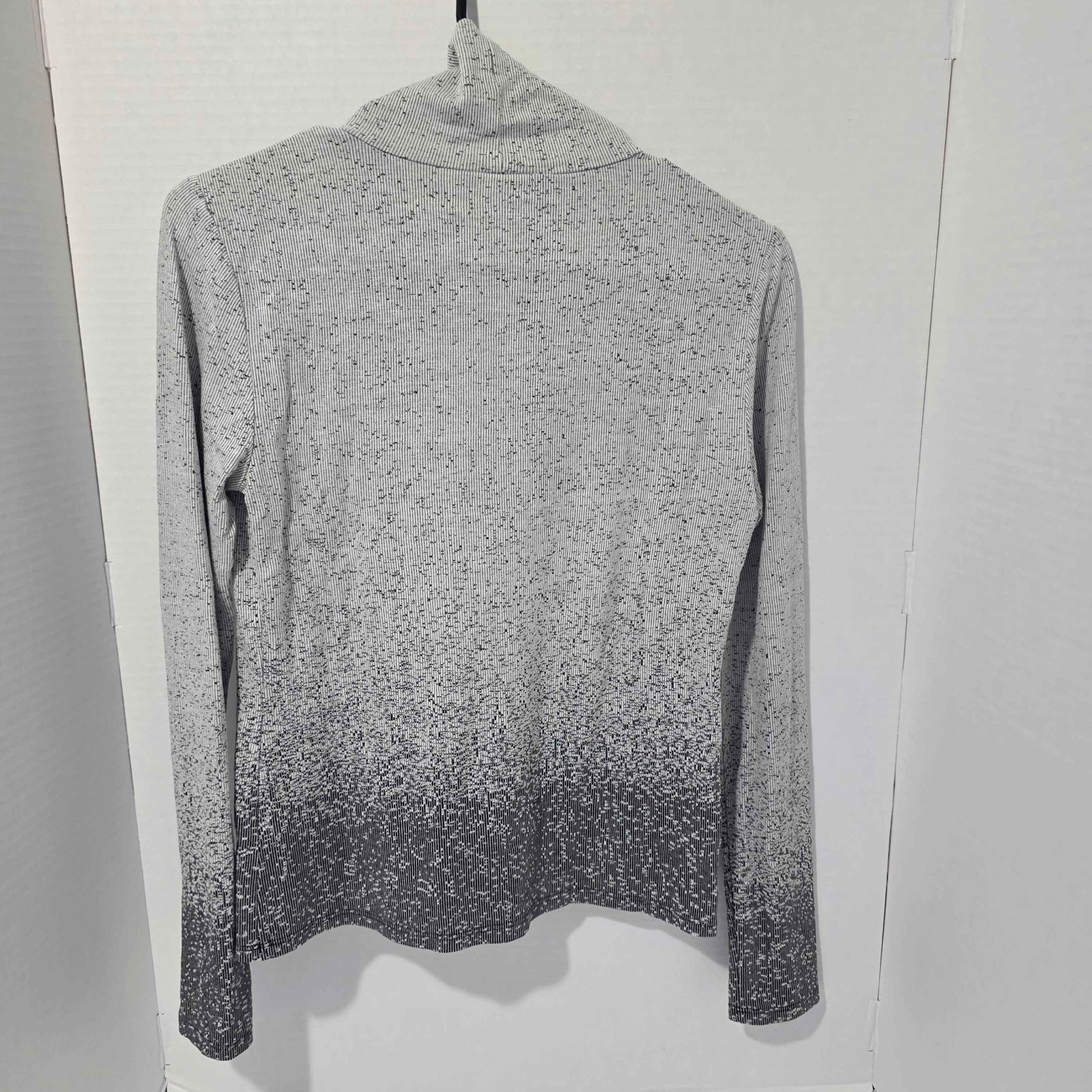 Simply Vera Vera Wang Gray Ribbed Turtleneck Long Sleeve Top Women’s XS