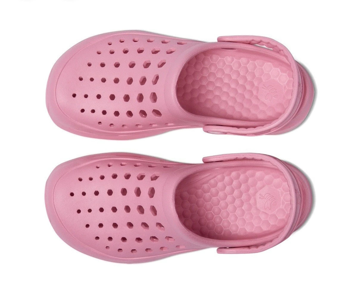 JOYBEES Unisex Size 7 Women/ 5 Men Active Clog Comfort Sandals • Pink
