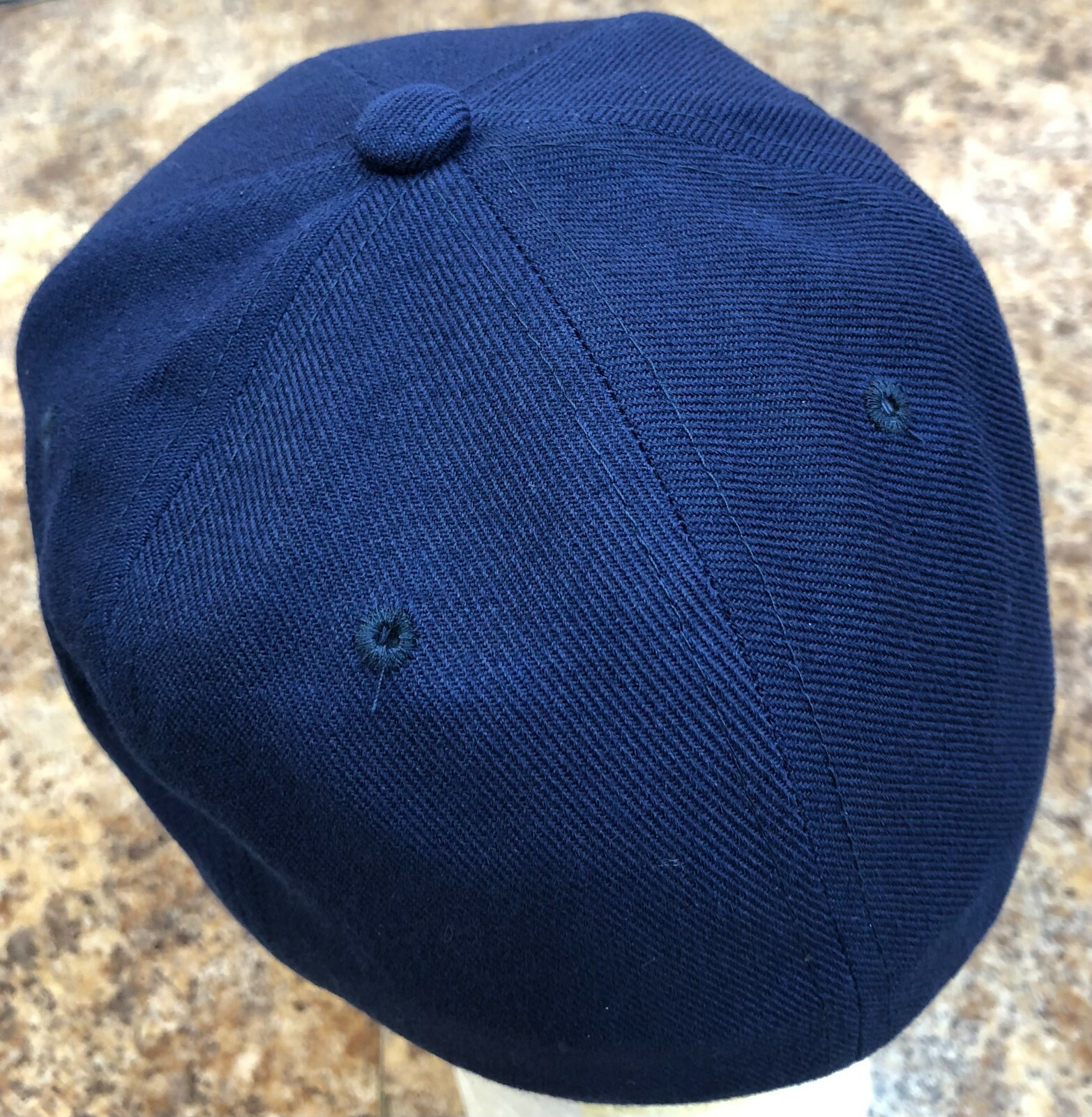 Original Plain Solid Color Fitted Cap w/Flat Bill Baseball Cap Premium Blank Hat