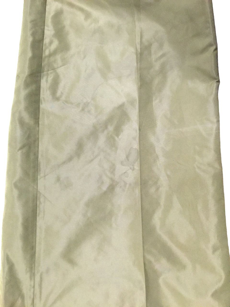 $995 Stella McCartney Womens Green Creased Pants Wide Leg Pants Size IT 40/US 4