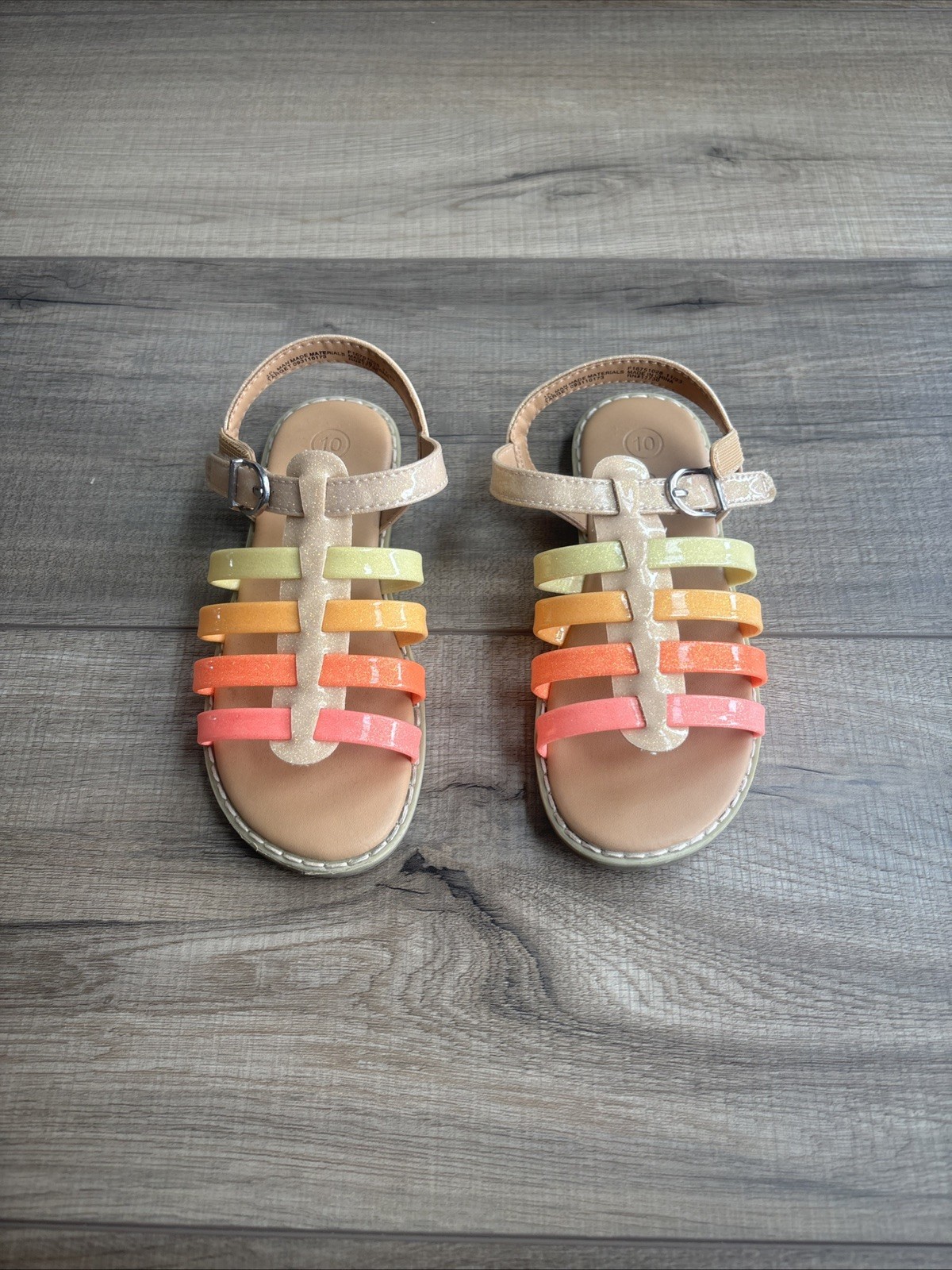 Cat & Jack Toddler Girl’s Size 11 Shanel Fisherman Sandals