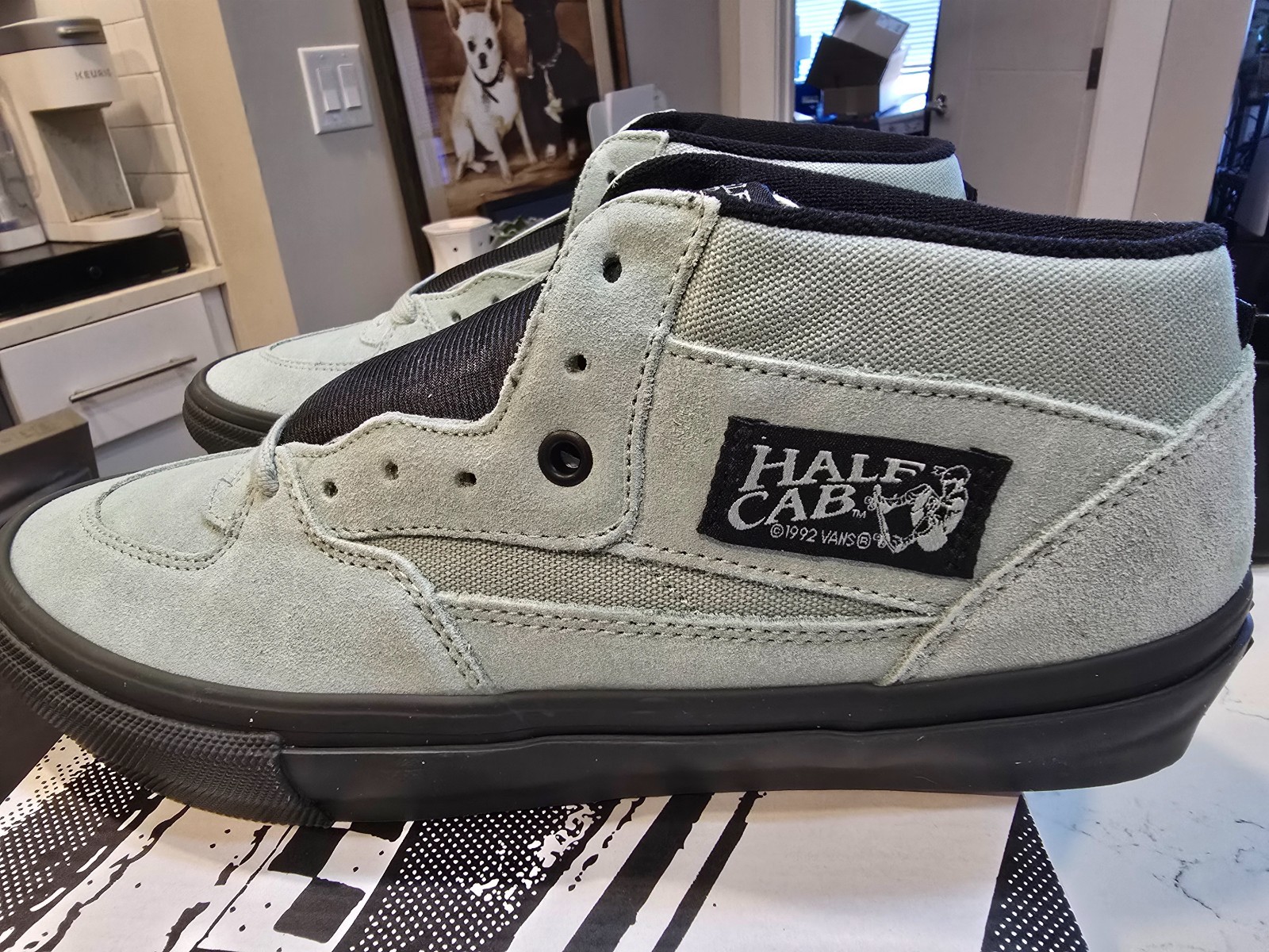Vans Skate Half Cab Gray Olive Black VN0A5FCDEMW Men’s Size 10 SHOES NEW