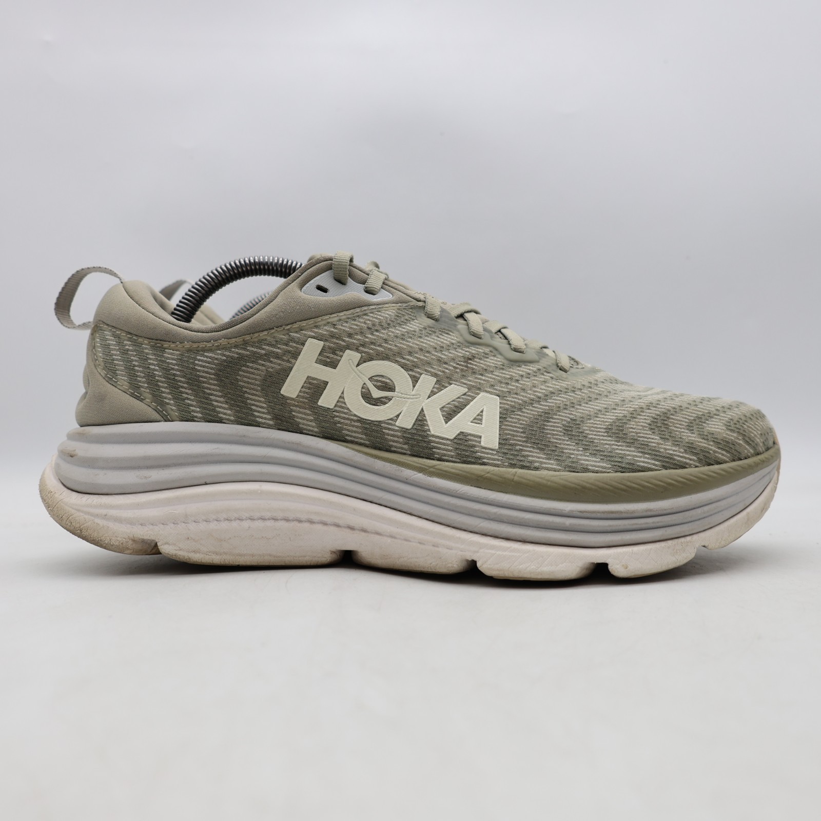 HOKA One One Gaviota 5 Men’s 10 D Barley Oat Milk Running Sneakers 1127929 BYT