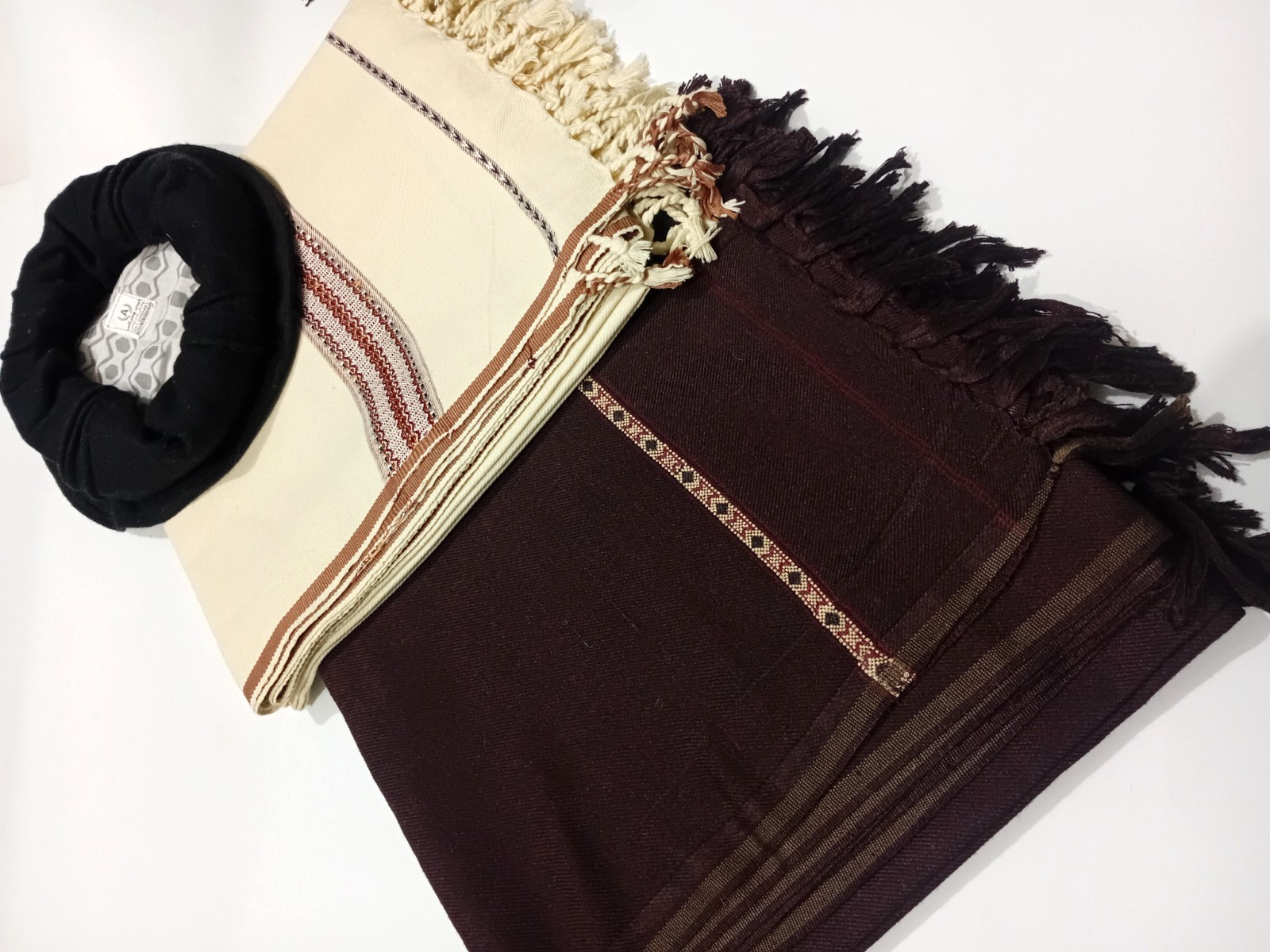 Afghan Patoo Blanket Shawl Topi Chitrali Pakol 100% Wool Cap Pakul Handmade Hat.