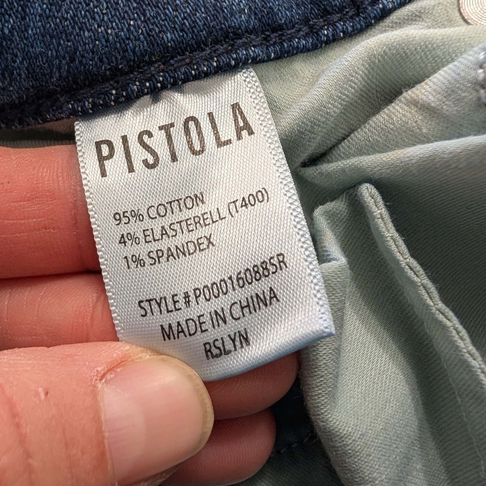 Pistola Roselyn High Rise Straight Leg Jeans Womens Size 25 minimalist