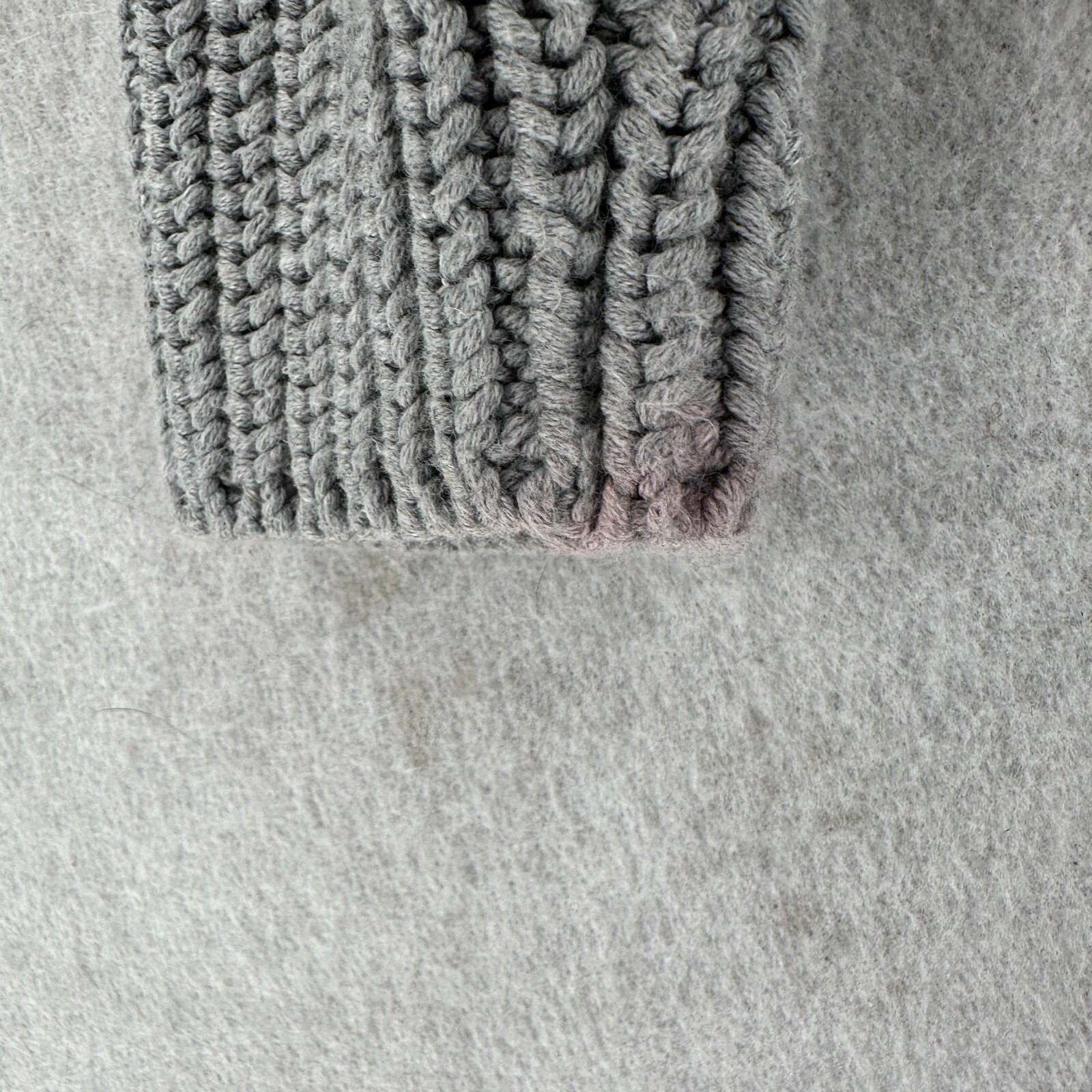 Talbots All Cotton Chunky Knit Open Cardigan LARGE All Seasons Comfy Soft