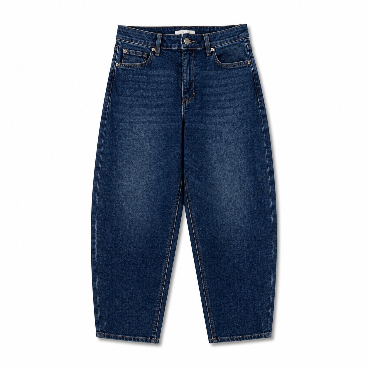 Bridge by GLY Women Dark Wash High Rise Barrel Leg Jeans Size 8 NEW