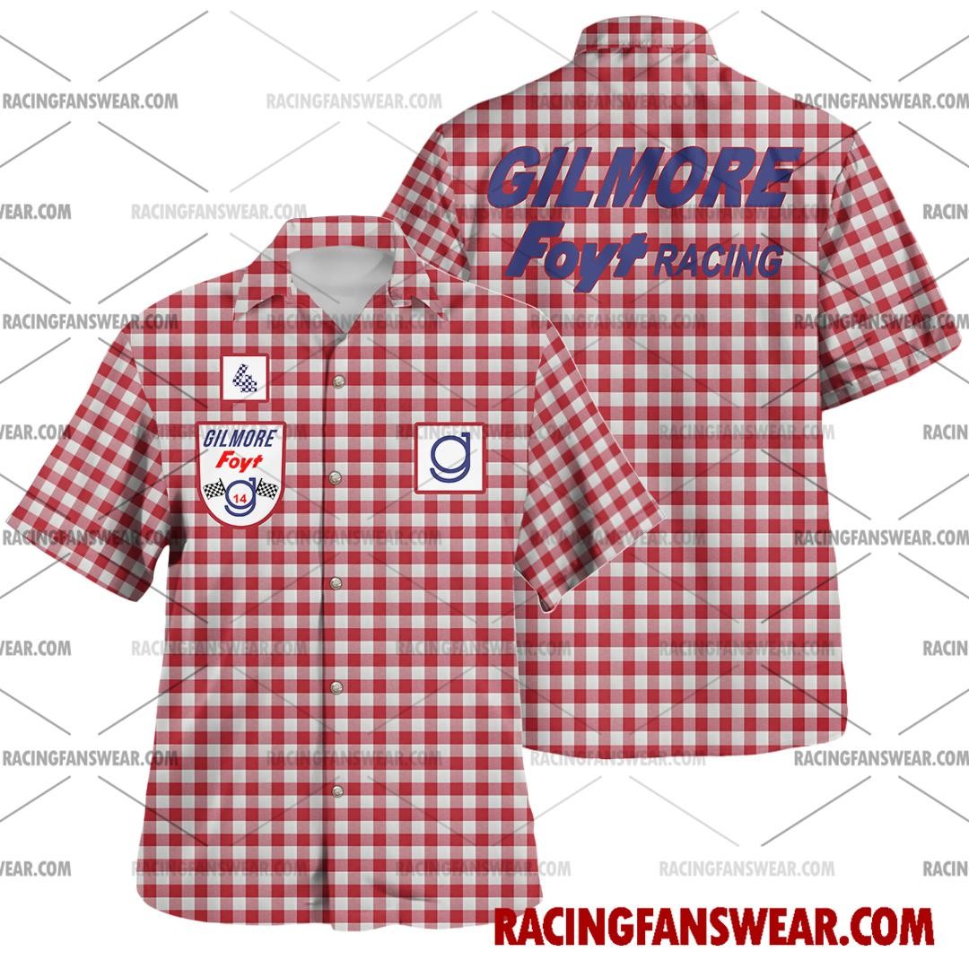 A J Foyt Nascar Racing 1977 Hawaiian Shirts