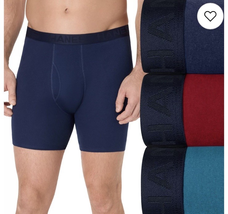 Men’s Hanes BOXER BRIEFS 5 Pk Assorted Colors And Print /Choose your Size