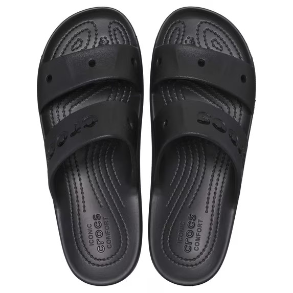 Crocs Adult Unisex Baya Platform Slide Sandal Black MEDIUM