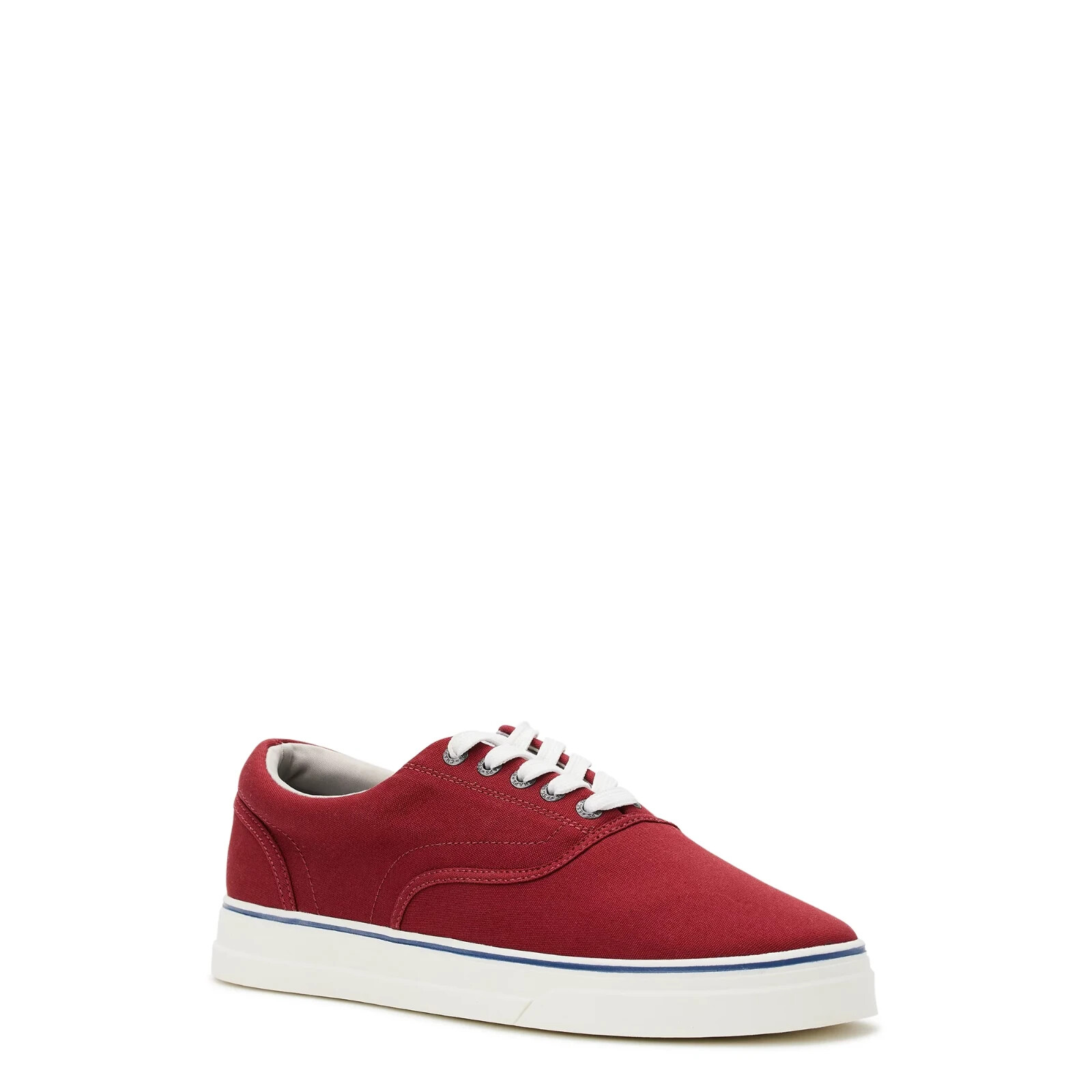 CHAPS – SIZE: 12 – Men’s Chace Canvas Lace-Up Sneakers In Merlot – NEW!