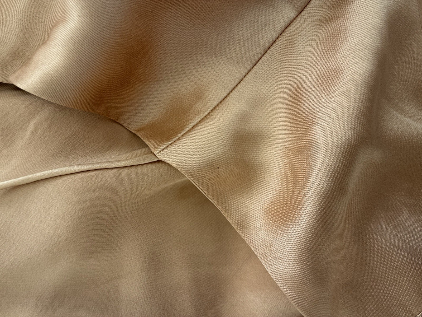 Cushnie et Ochs 100% Silk Beige V-Neck Slip Midi Dress Size 4 Small MSRP ~$1595