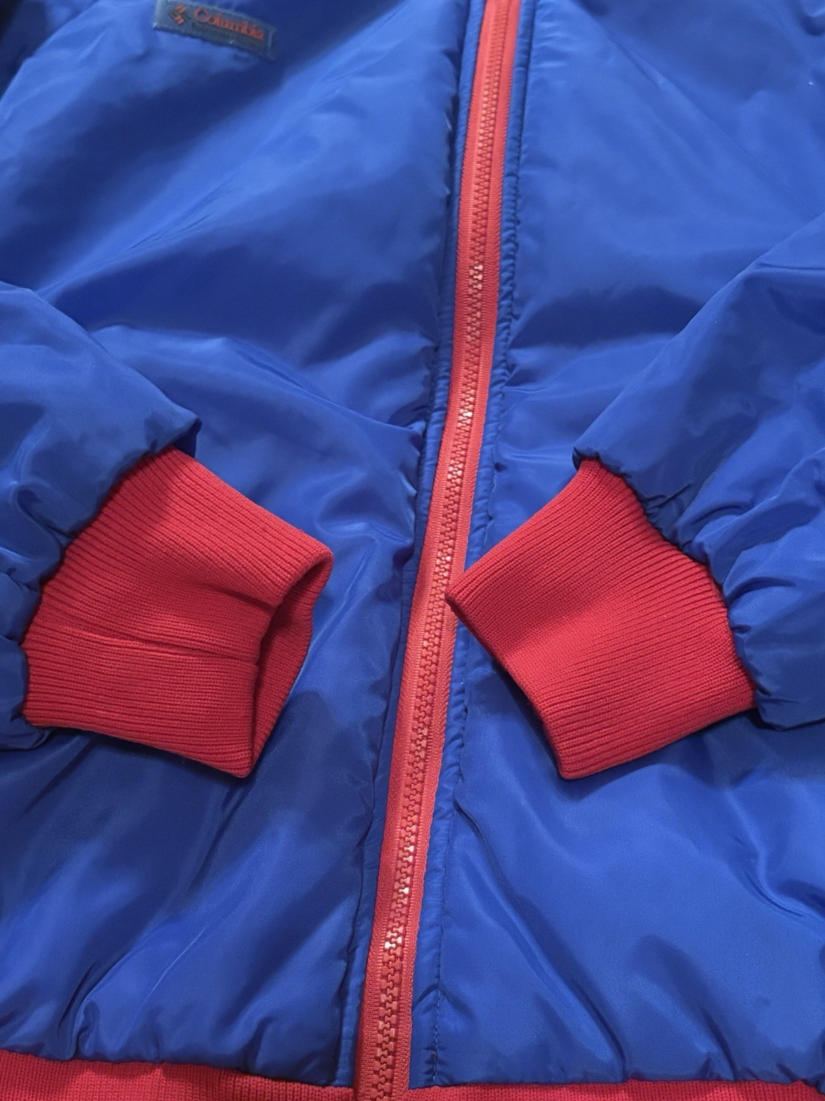 Vintage Columbia Reversible Ski Jacket Thinsulate Men’s M Blue/Red