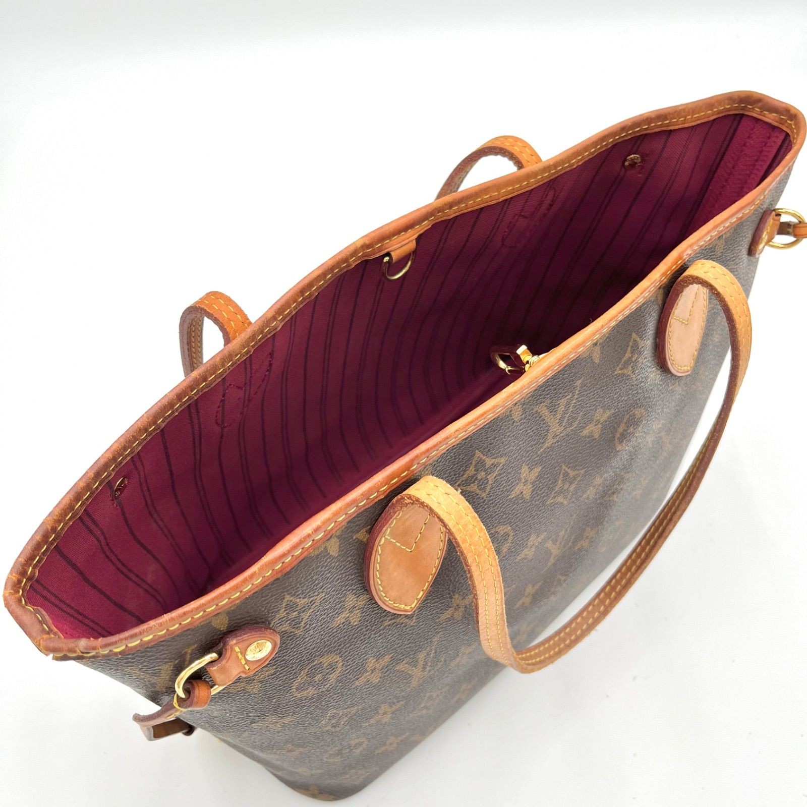 Auth LOUIS VUITTON Monogram Neverfull PM Tote Bag M40155 2Y9616