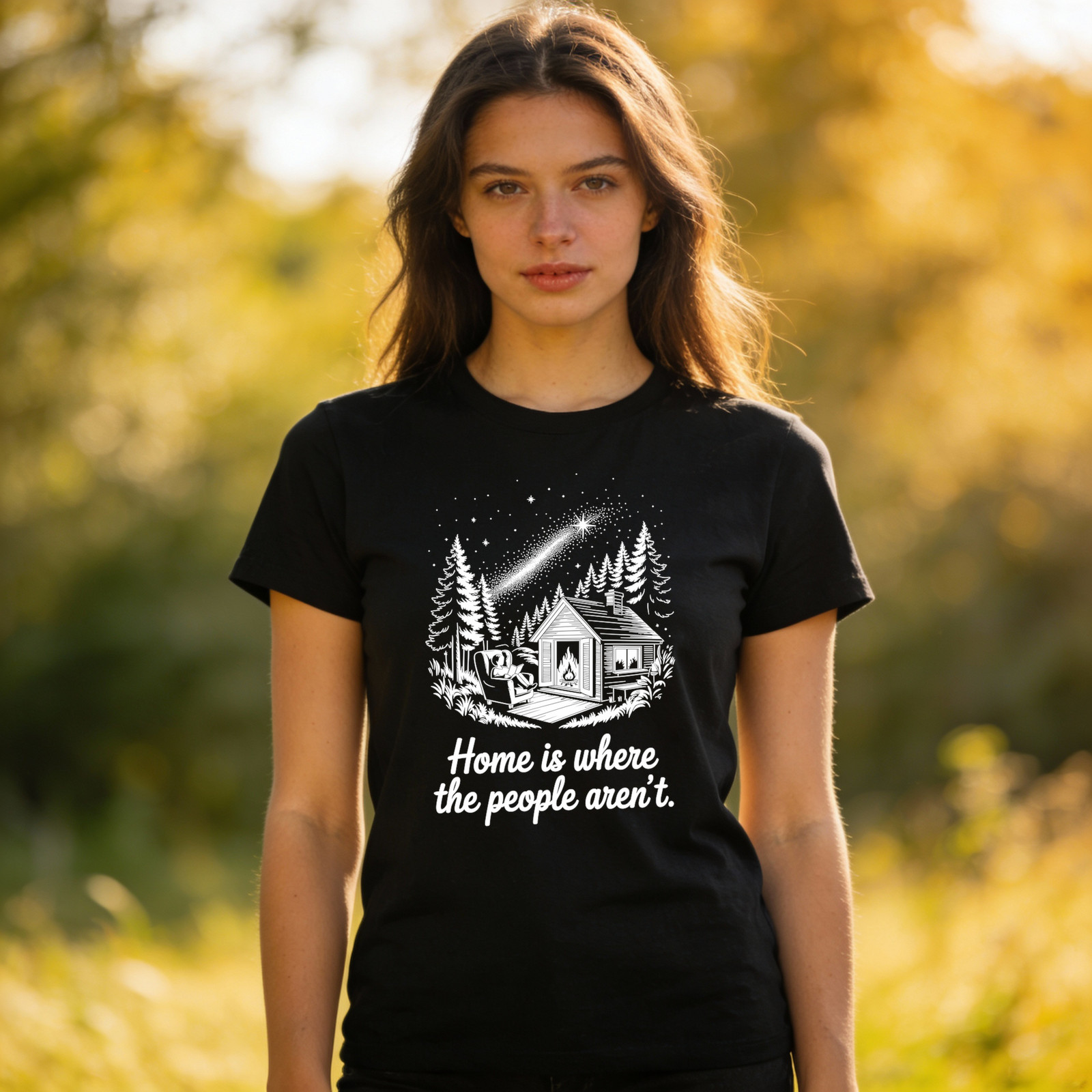 Introvert Social Battery Humor Cozy Alone Peaceful Unisex T-Shirt