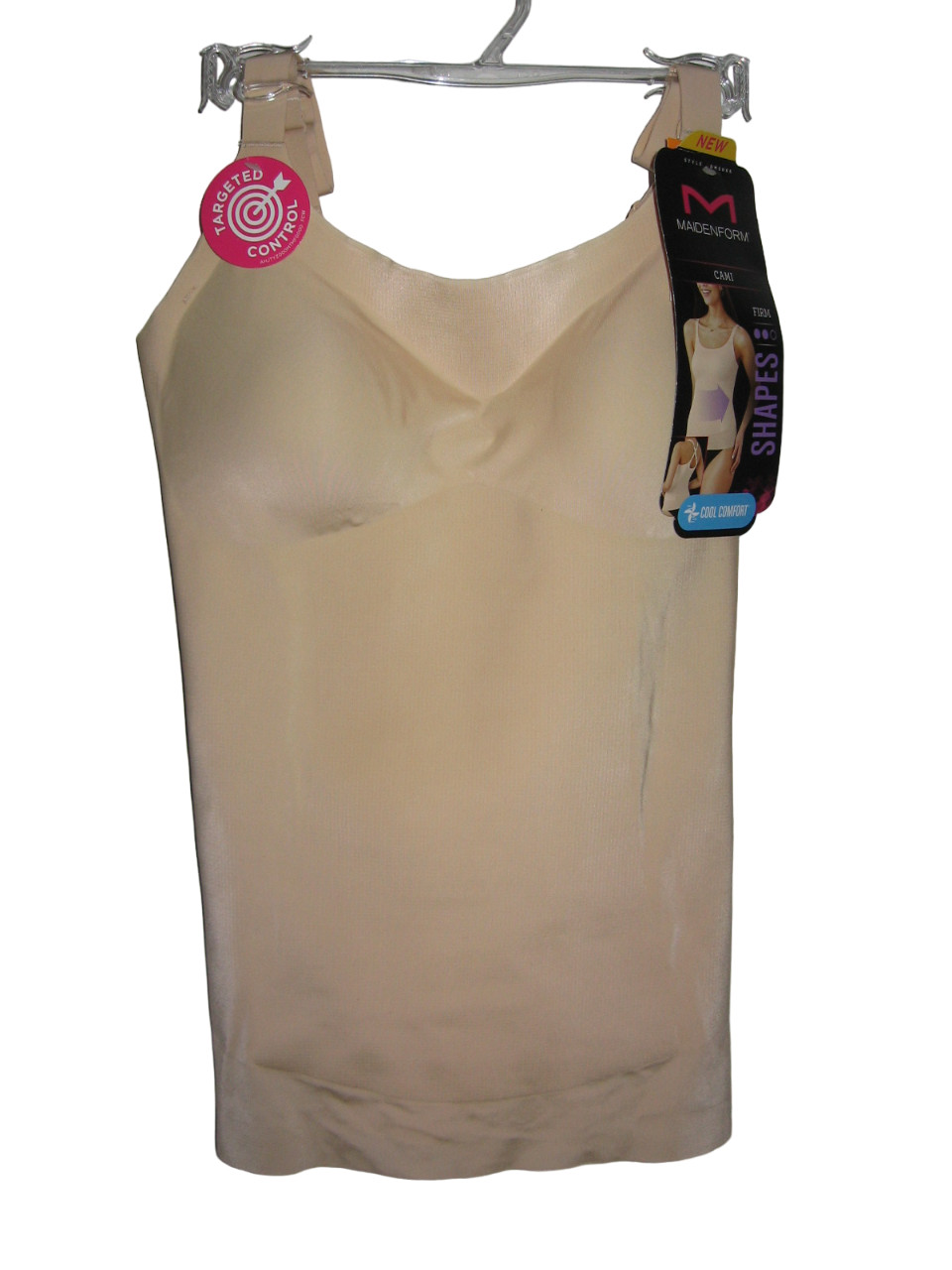 Maidenform Cami Size Small Beige Firm Cool Comfort Style DMS086 New with Tags