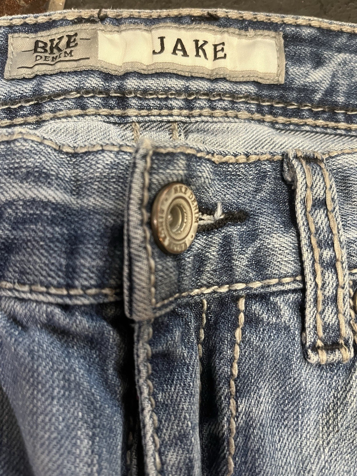Buckle BKE/Jake Jean-Men Sz 31R- Boot Cut-Blue-716