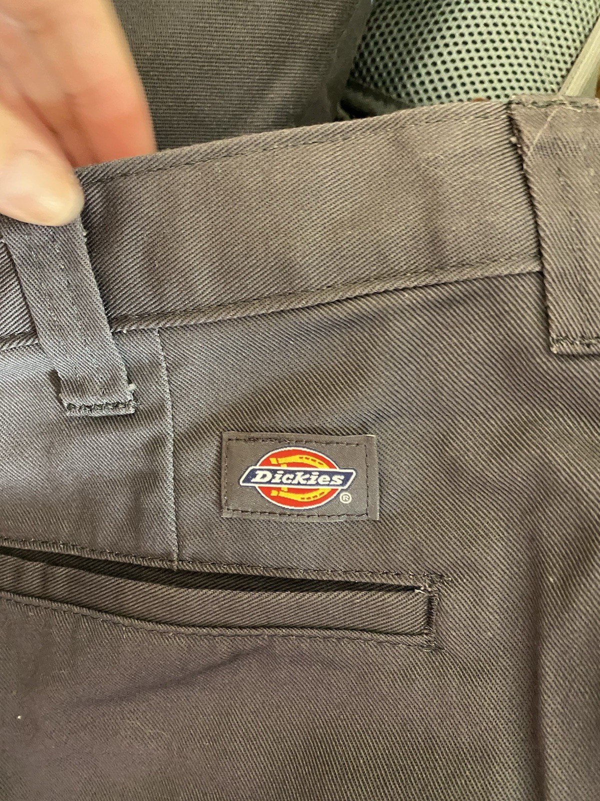 Dickies Men’s Gray Cargo Work Pants 36/34 Cotton Twill LP337CH