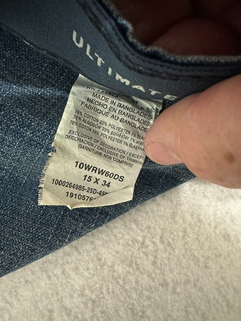 Wrangler Willow Women’s Ultimate Riding Jeans Straight Leg Size 15X34