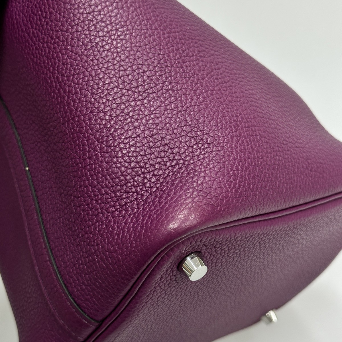 Hermes Picotin Lock 18 Anemone Purple Taurillon Clemence Palladium Hardware