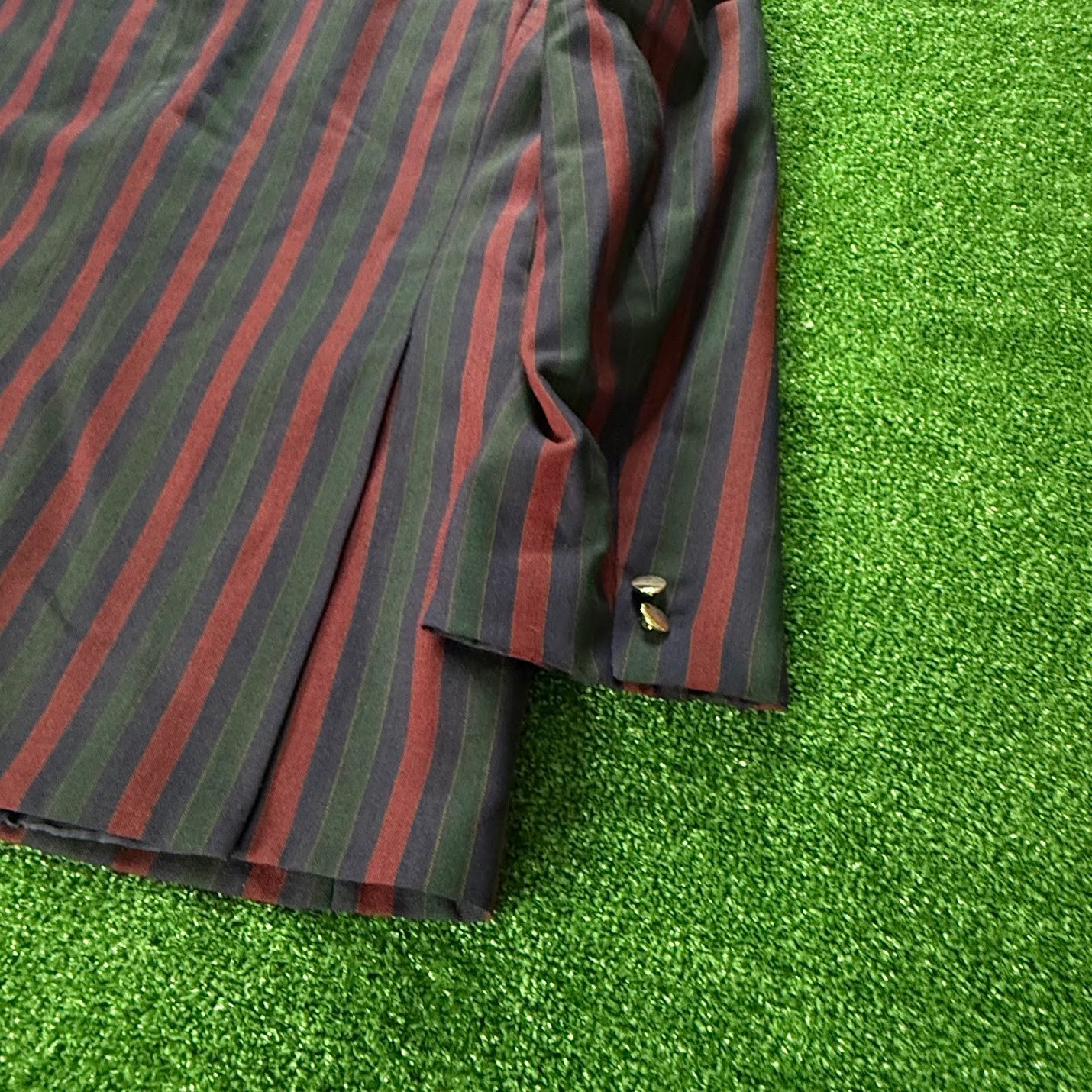 Vintage Brook Taverner Boating Regatta Blazer 40R Striped Wool Ivy Style Navy