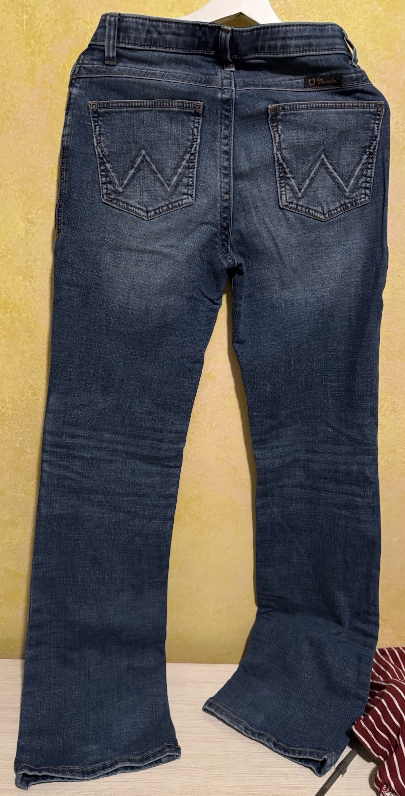 Wrangler Willow Ultimate Riding Jean boot cut stone wash Size 7×34-29×34