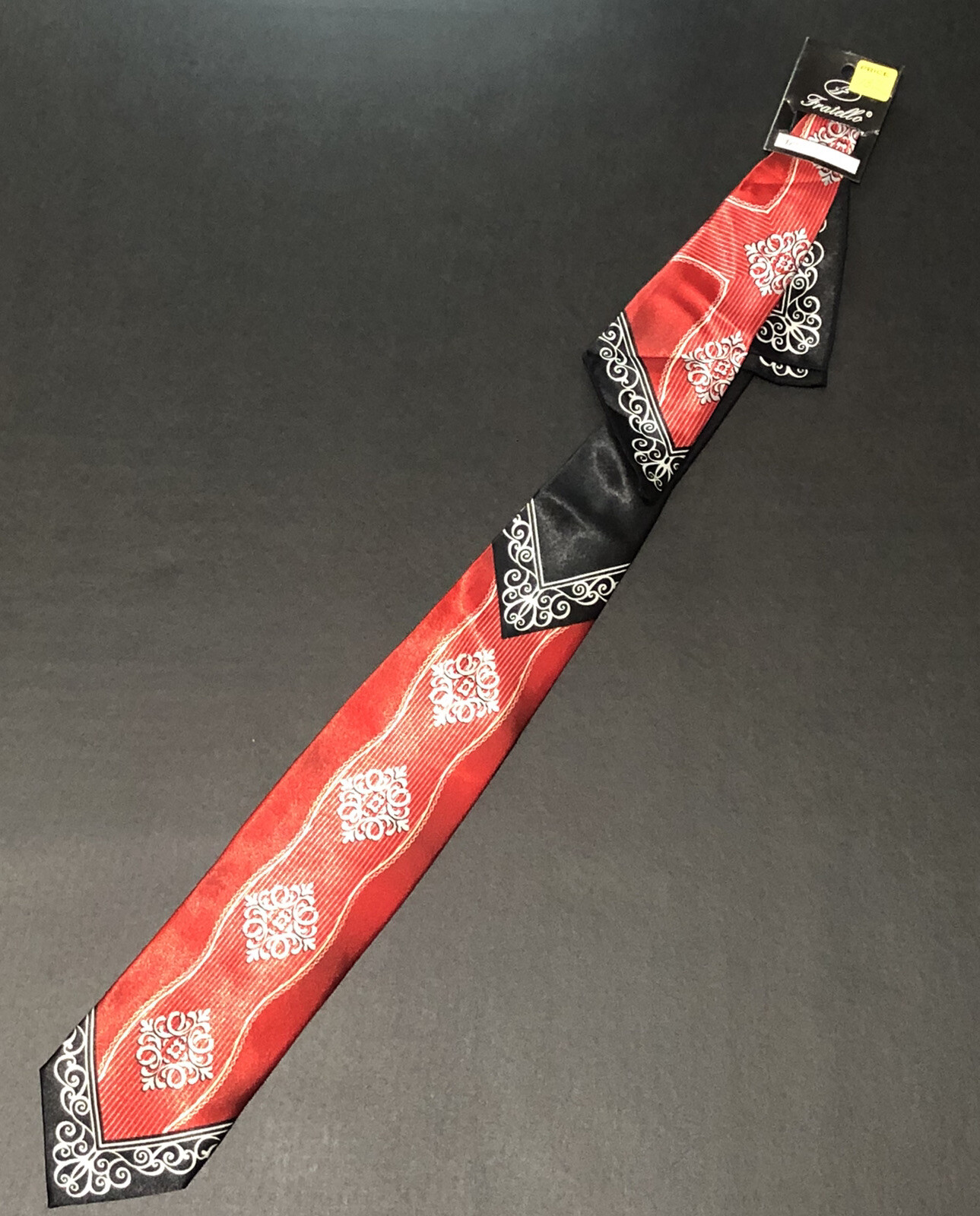 Fratello Men’s Tie Hanky Set MUTI COLOR 100% Polyester NWT