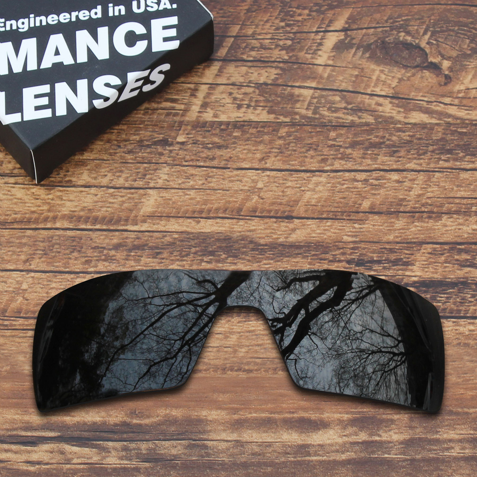 KEYTO Polarized Replacement Lenses for-Oakley Oil Rig Sunglasses – Black