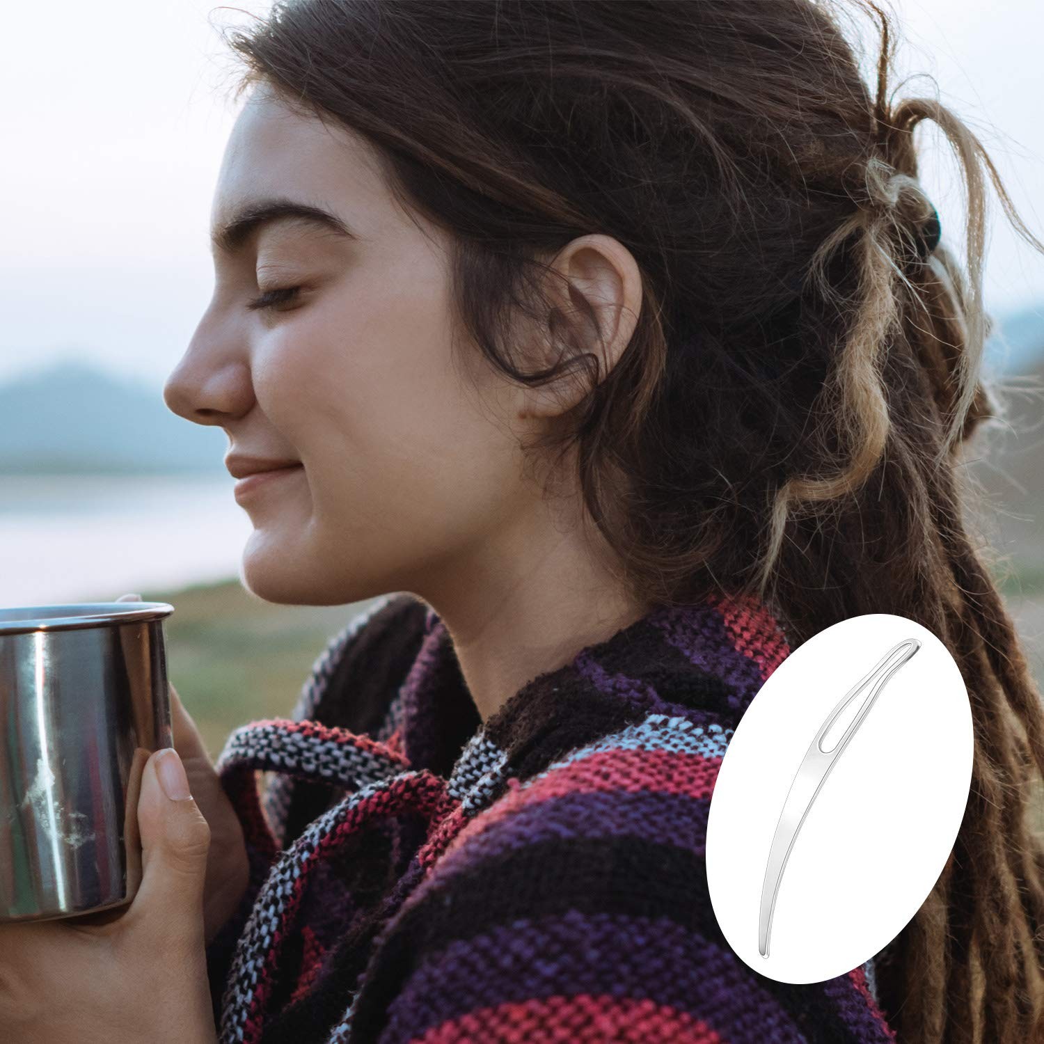 12 Piezas De Herramienta De Enclavamiento Kit De Herramientas Para Rastas, He…