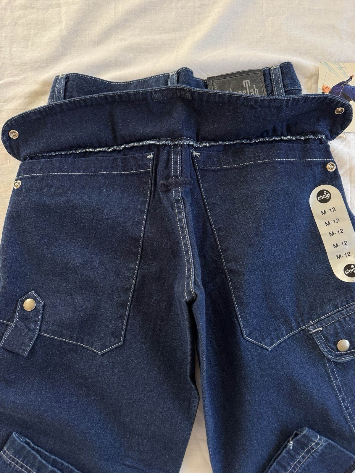 NWT Vintage Levi’s Silver Tab Boys Dark Wash Denim Skater Jeans Size M
