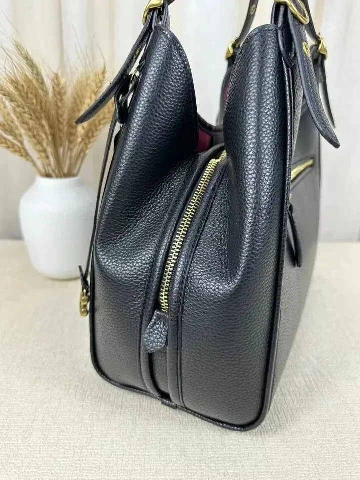 COACH Lori Shoulder Bag Black C4824 Outlet NEW leather