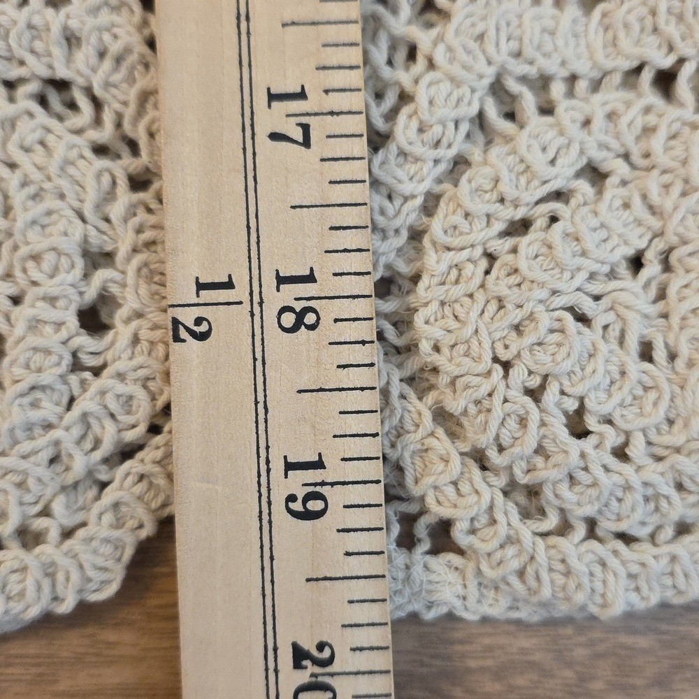 Piombo Crochet Knit Tank Top Medium Cut Out Boho Y2k