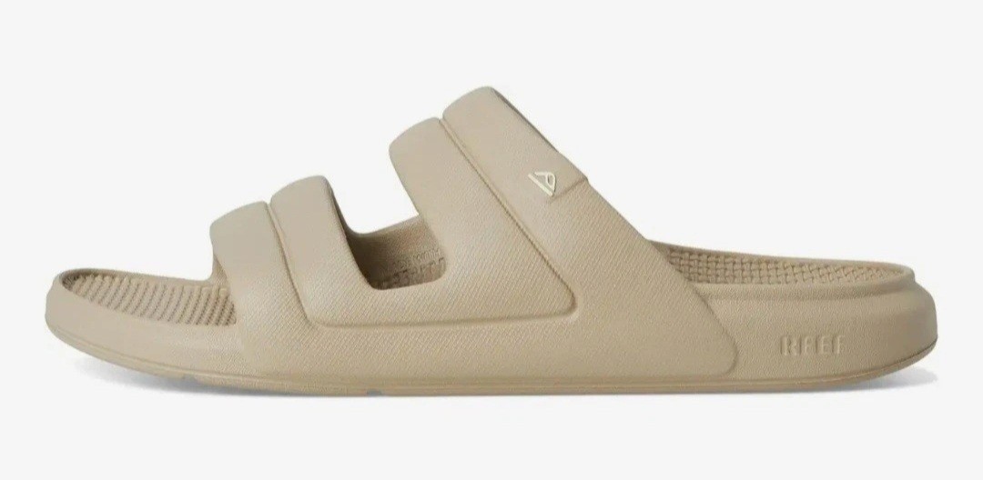 Size 12 – Reef Oasis Two-Bar Men’s Slides in Sand/Beige NWT – Water Friendly