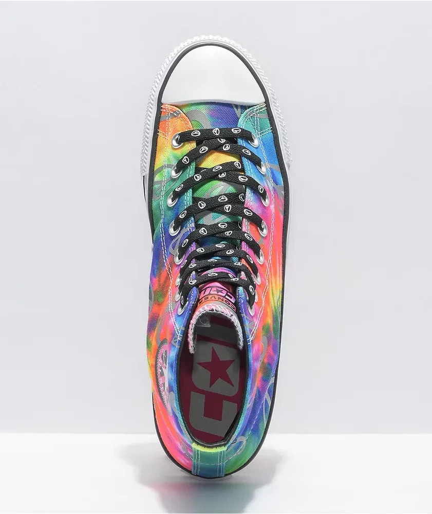 Converse TIE DYE CHUCKS Mens Shoes (NEW) CTAS Chuck Taylor Hi Pro FREE SHIPPING