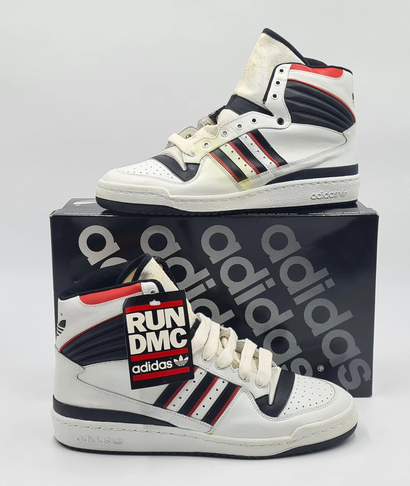 *NEW* Vintage 1980s Adidas Eldorado Hi RUN DMC UK 11.5 / EUR 46 2/3