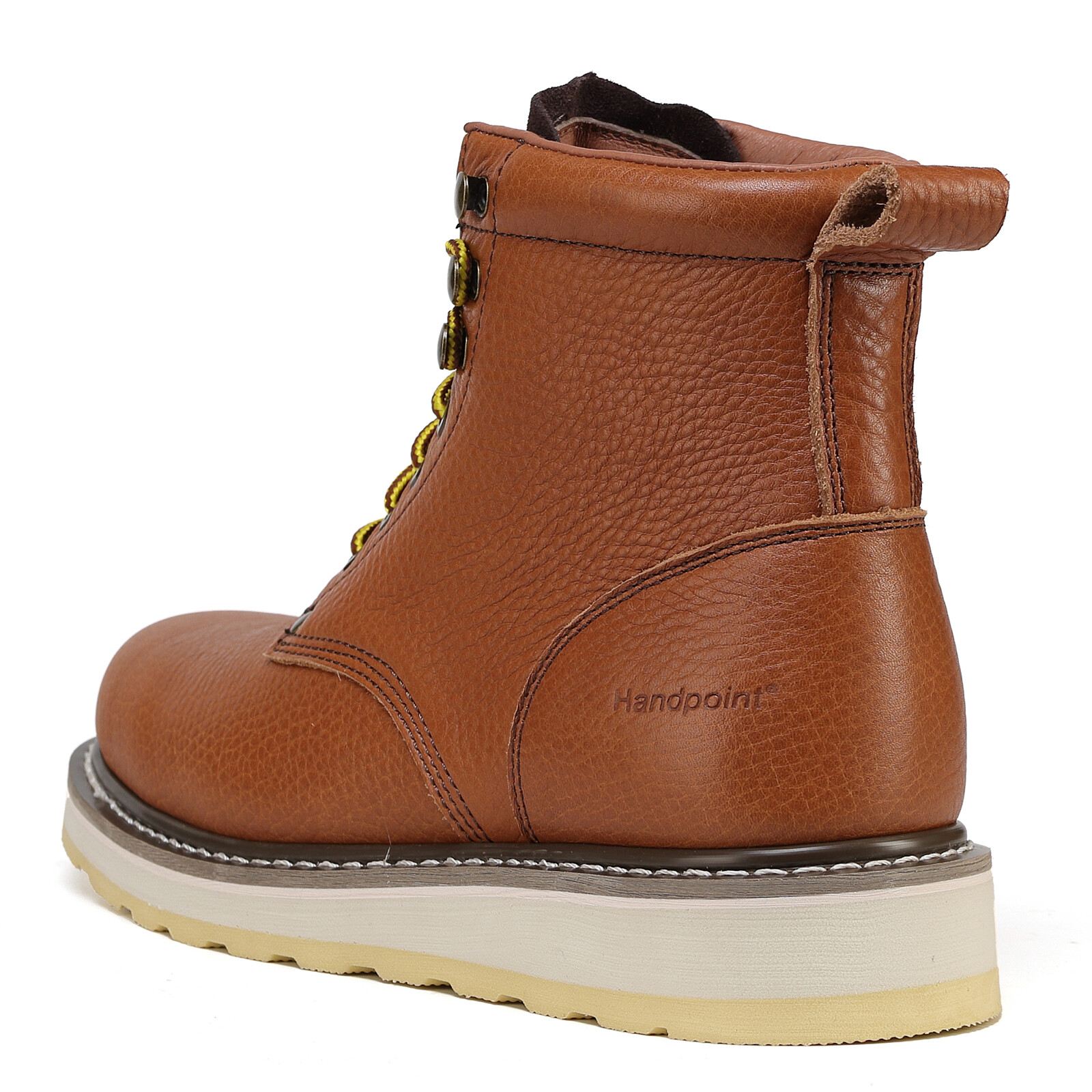 Men’s Stylish Classic 6″ Soft Toe Comfortable EH Work Boots – Brown H84984