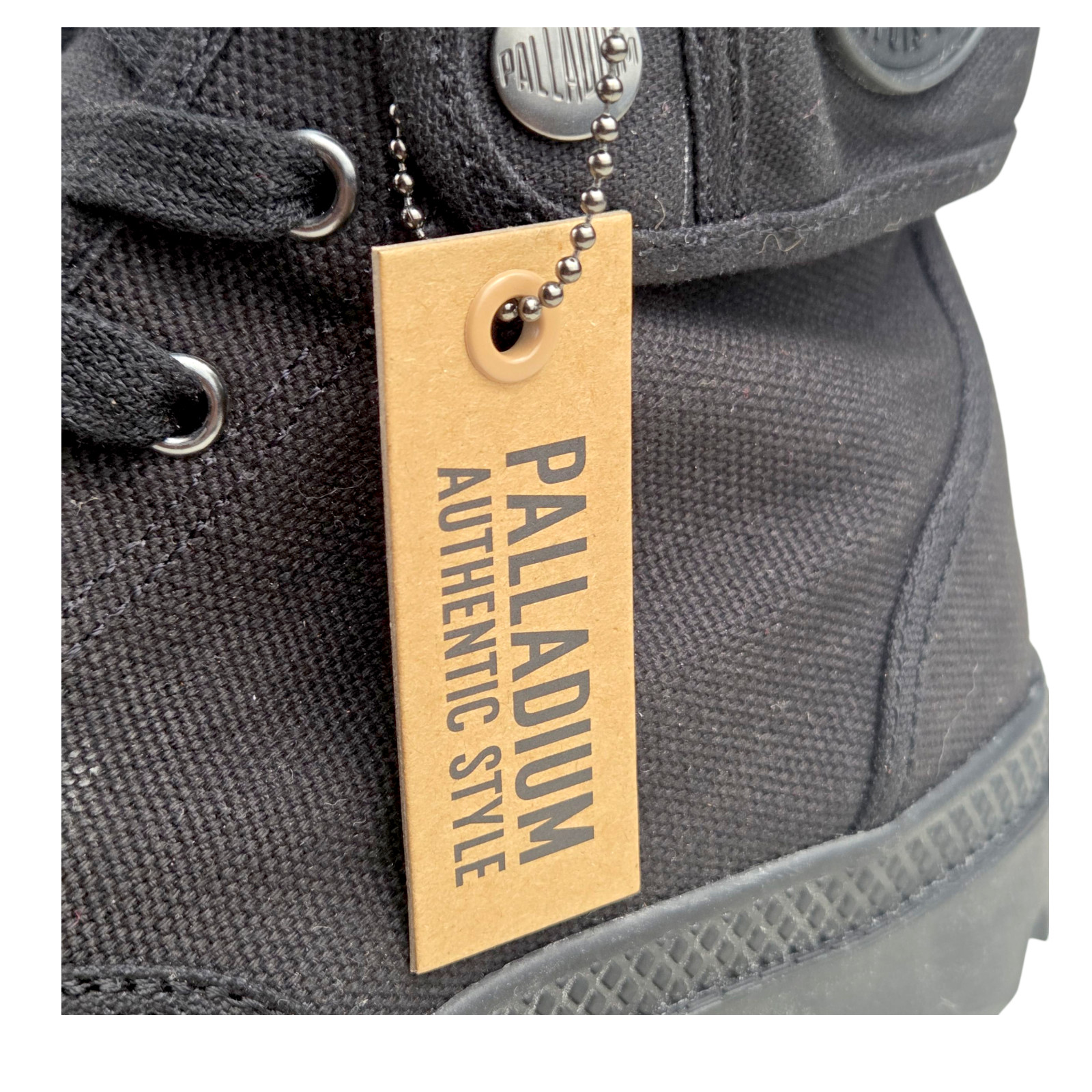 Palladium Baggy Men’s Turn-down 02353-060-M Black/Black Canvas Combat Boots