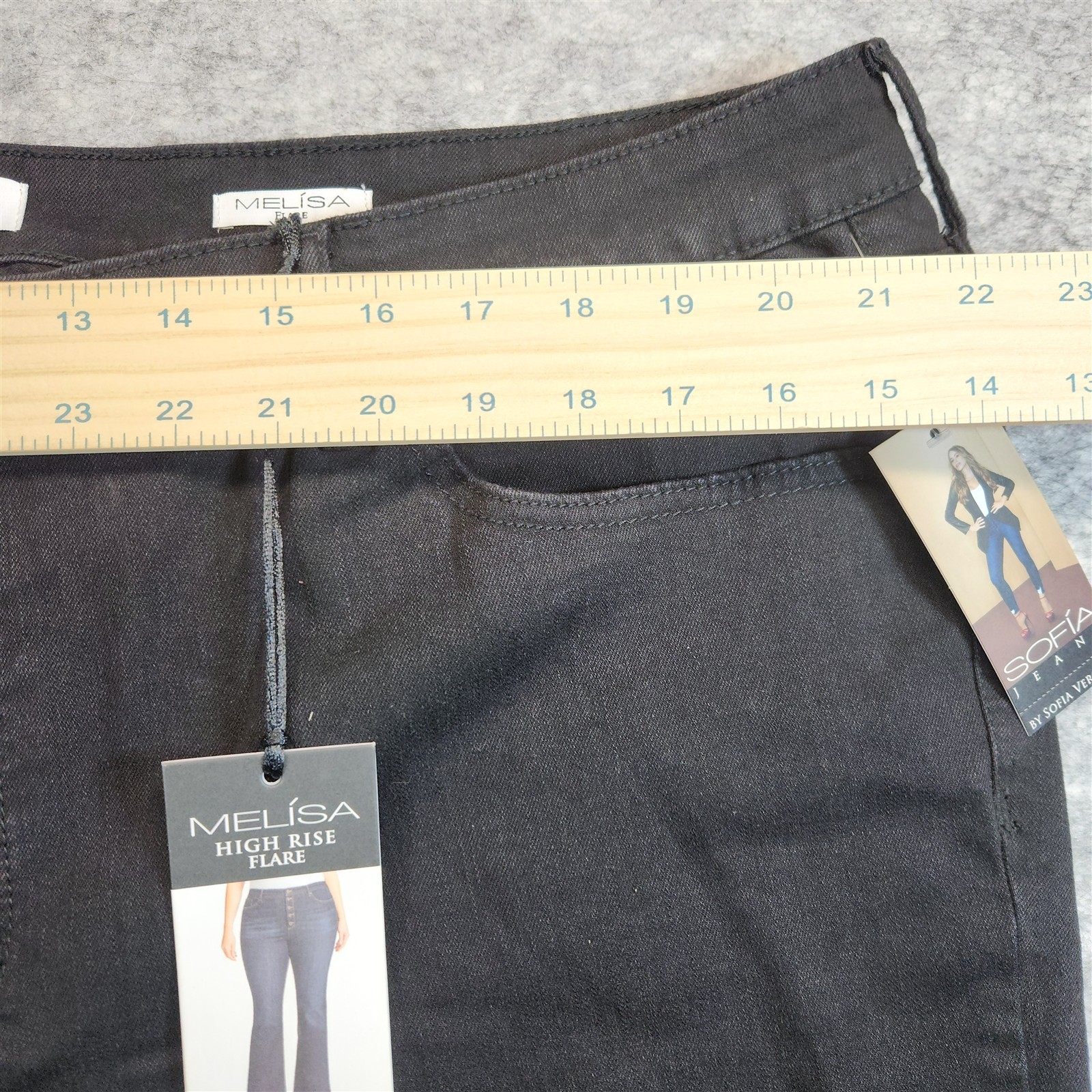 Sofia Jeans By Sophia Vergara Womens Melisa High Rise Flare Sz 24W New With Tags