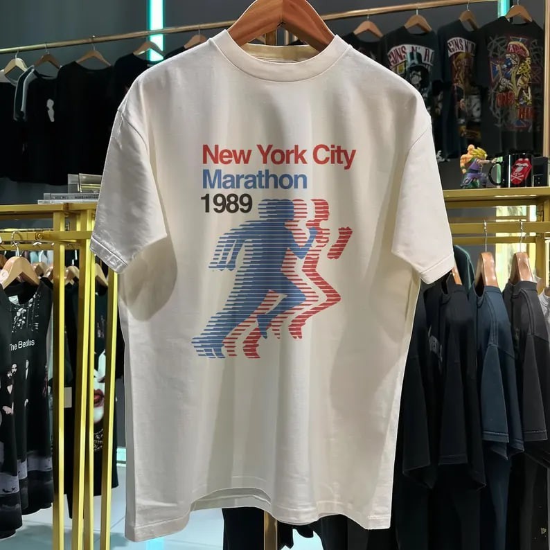 NEW! New York Marathon 1989 Vintage Graphic Gift Racing Fans