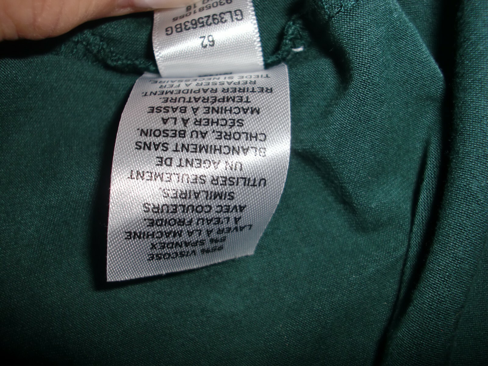 JUNIOR’S~TUCKER+TATE~95%VISCOSE/5%SPANDEX~RUFFLED LONG SLEEVE~TOP Size XL(14-16)